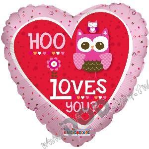 Hoo Love You 18" (#19137)