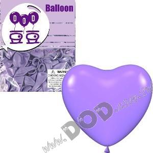 12吋心型氣球-珍珠淺紫色
