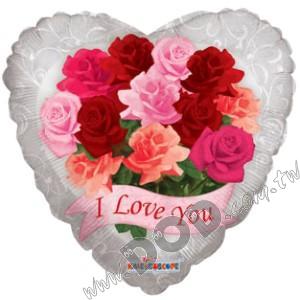 SV I Love You Rose Bouquet 18" (#19414)