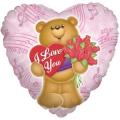 BEAR WITH HEART & ROSES 18