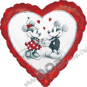 Mickey & Minnie Love 18" (#28040)