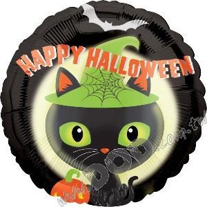 Halloween Black Kitty 17" (#35915)