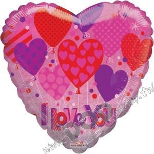 I Love You Balloons 18" (#15694)