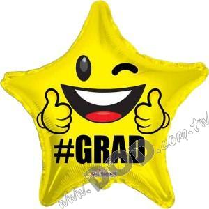 Grad Stars Balloon 18" (#85316)