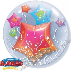 DOUBLE BUBBLE STARS & STREAMERS 24" (#15616)