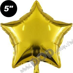  Solid Star - Gold 5"