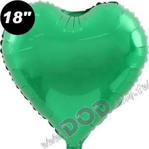 Solid Heart - Green 18"