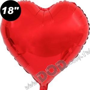 Solid Heart - Red 18"