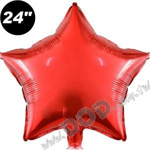 Solid Star - Red 24"