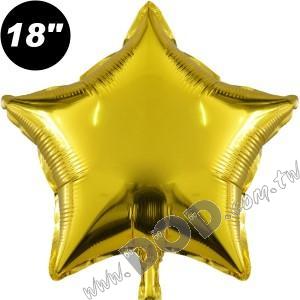 Solid Star - Gold 18"