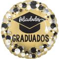 FELICIDADES GRADUADOS CIRCLES & DOTS 18