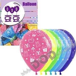 印花氣球-禮物