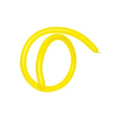 160S長條氣球-黃色