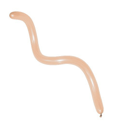 360S長條氣球-膚色