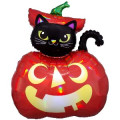 Iridescent Cat and Pumpkin (#39987)