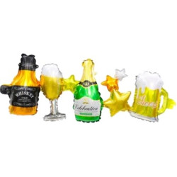 連結拉拉球-酒瓶酒杯