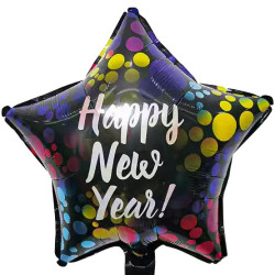 黑星彩色泡泡新年 (#241132)