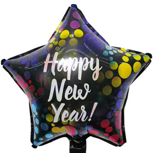 黑星彩色泡泡新年 (#241132)