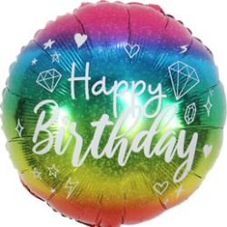 漸層生日鑽石鐳射面 (#221129)