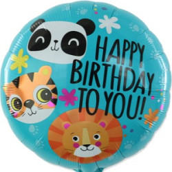 可愛動物頭生日 (#915847)