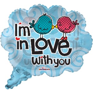 Love Birds Clear View shape (#19410)