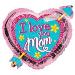 I Love You Mom Heart Arrow (#84308)