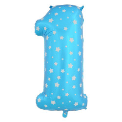 大數字40吋-藍色星紋