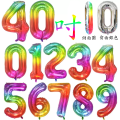 大數字40吋-果凍漸層