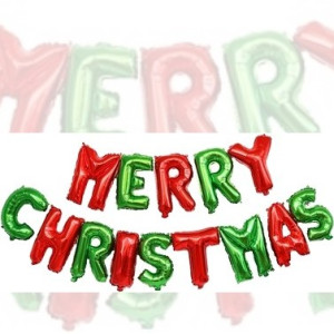 英文字母 MERRY CHRISTMAS (雙色款)