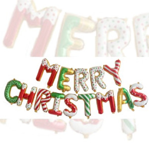 英文字母 MERRY CHRISTMAS (餅乾款)